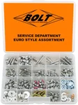 BOLT Euro-Style Bolt Kit - High-Tensile Stainless Steel Hardware for Powersports & Vehicles