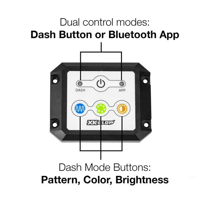 XK GLOW - XK-CHROME-DM-KIT - XKChrome Dual Mode Dash Control
