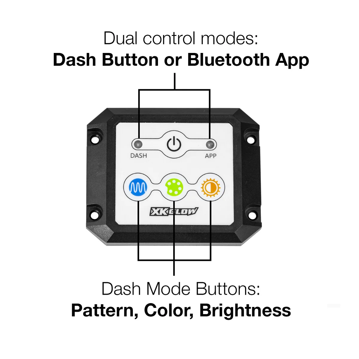 XK GLOW - XK-CHROME-DM-KIT - XKChrome Dual Mode Dash Control