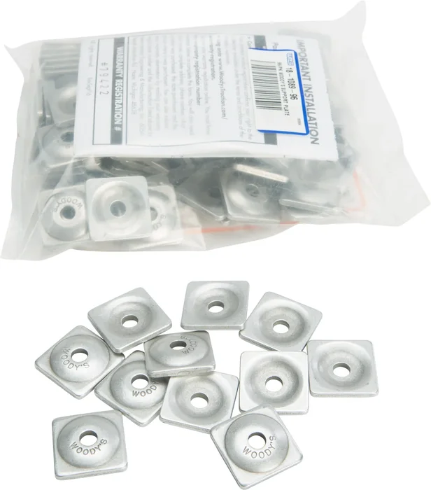 WOODYS ASW-3725-B Square Digger Support Plate - Durable Track Mounting Solution for Powersports