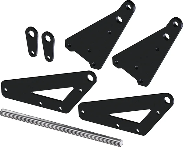 KFI UTV Pro 2.0 Heavy-Duty Plow Push Tube Kit - Durable Snow Plowing Attachment for UTVs