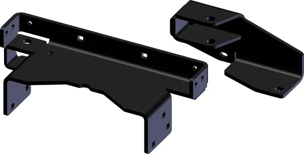 KFI UTV Pro 2.0 Tube Track Extension Actuator Brackets Kit - Heavy-Duty Plow Mounting Solution