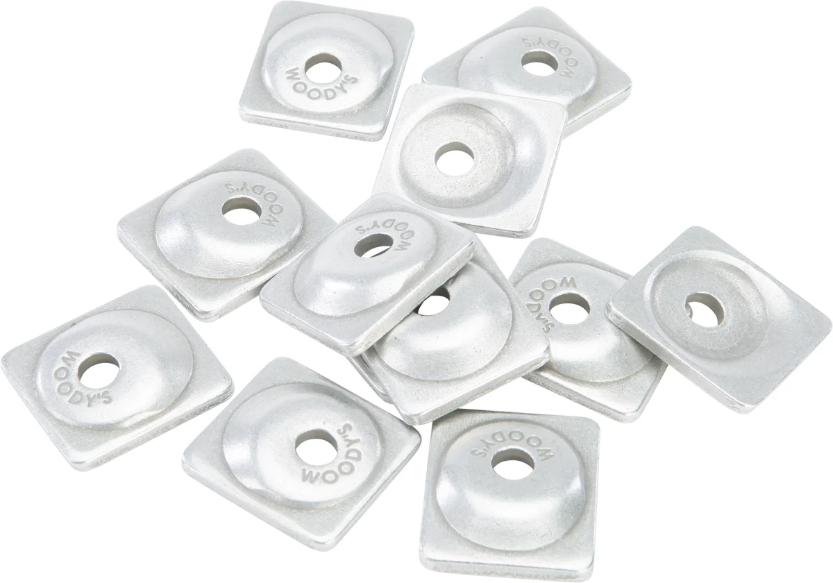 WOODYS ANG-3775-C Angled Digger Single Stud Support Plate - Durable Track Stability Solution