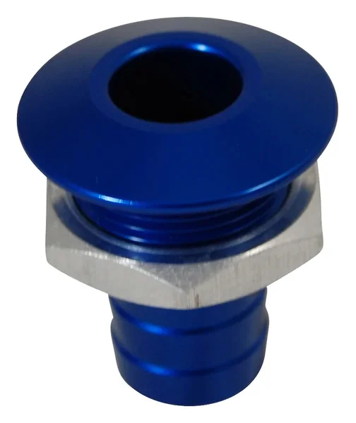 BLOWSION Billet Thru-Hull Water Fittings - CNC Machined 6061-T6 Aluminum for Marine Durability