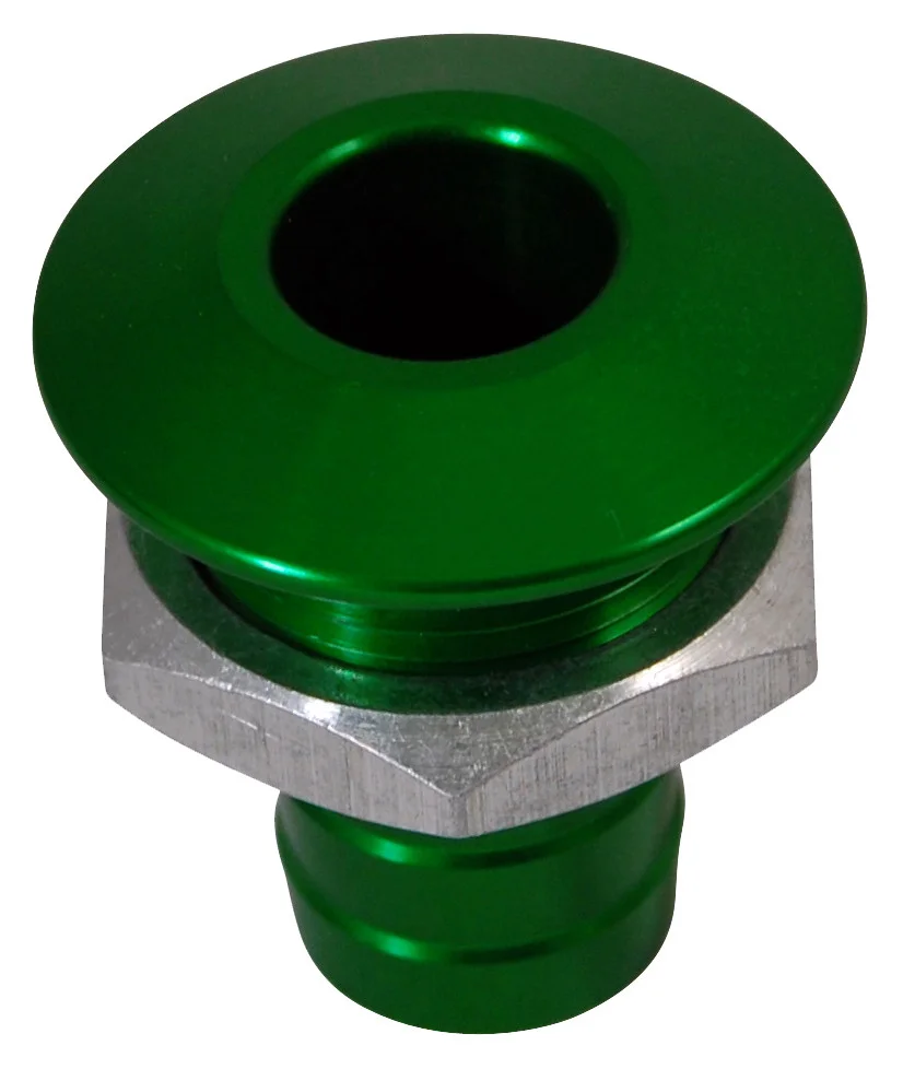 BLOWSION Billet Thru-Hull Water Fittings - CNC Machined Aircraft Aluminum for Marine Durability