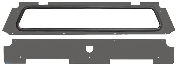 PRO ARMOR Rear Windshield - Custom Fit Glass Windscreen for Cage Systems