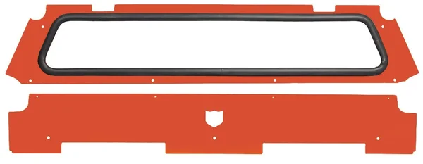 PRO ARMOR Rear Windshield - Custom Fit Glass Windscreen for Cage Systems