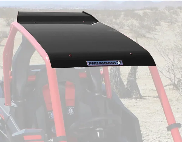 PRO ARMOR RS1 Solo Cage Roof - Sleek UTV Cab Roof with Integrated Spoiler | Black, Red, White