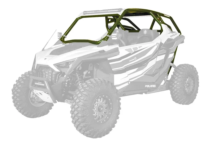 PRO ARMOR RZR Pro XP Cage System - 1.75" Steel Tubing UTV Safety Cage with V-Bar & Aluminum Roof
