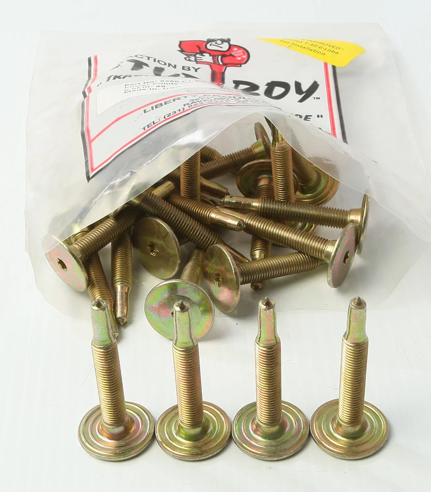 STUD BOY Power Point Pro Carbide Push-Through Studs - Durable Track Fastening Solution