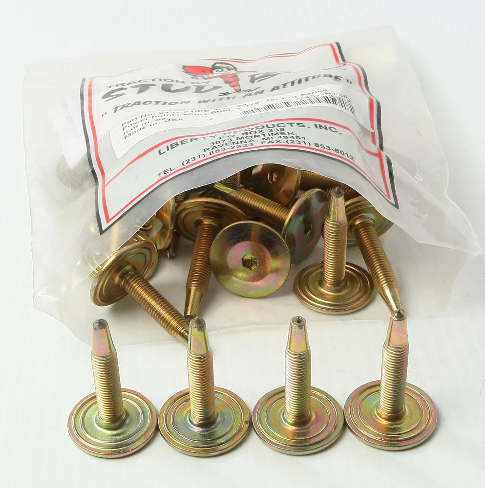 STUD BOY Pro Series Power Point Plus Carbide Studs - Durable Track Fasteners for Powersports