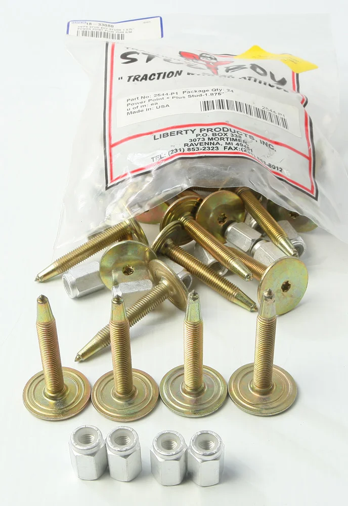 STUD BOY Power Point Plus Carbide Studs - Durable Traction for Off-Road Riding