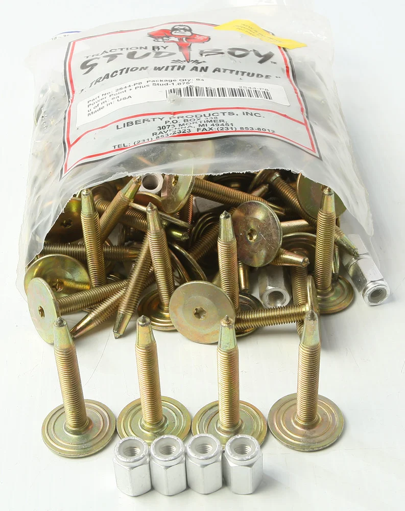 STUD BOY Power Point Plus Carbide Studs - Durable Track Studs for Enhanced Traction & Performance