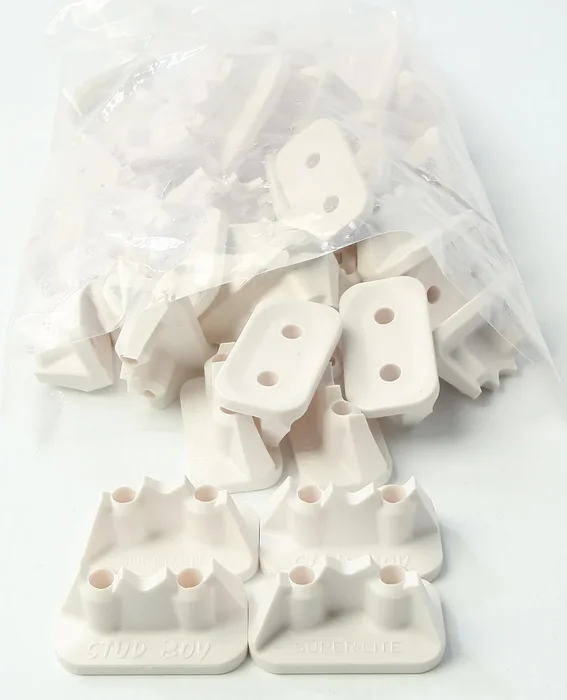 STUD BOY 2512-P2-WHT 2-Ply Super Lite Pro Series Double Backers - Durable Off-Road Tracks for ATVs & UTVs