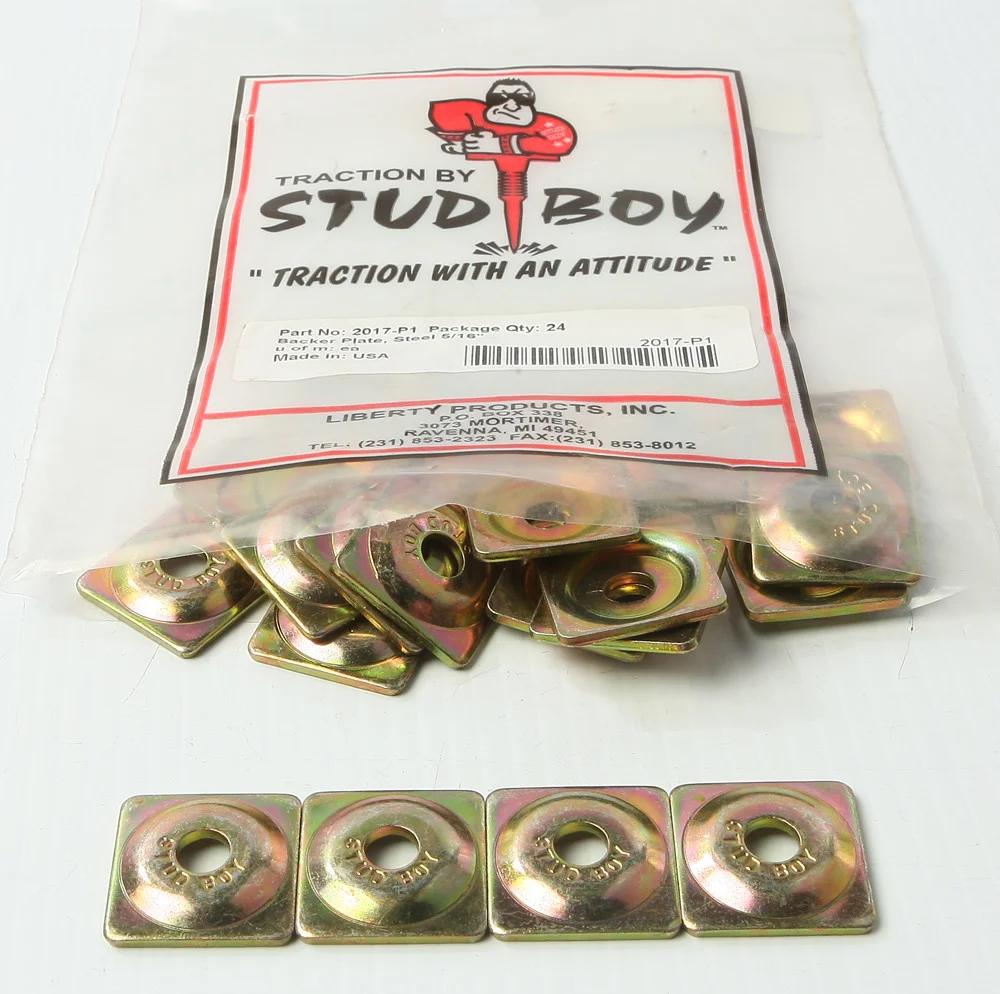STUD BOY 2017-P1 Square Backer Plates - Durable Track Mounting Solution