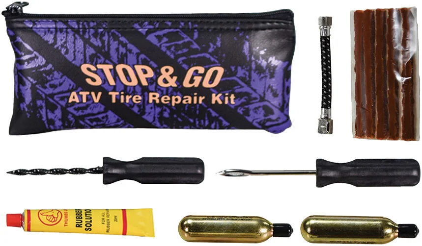STOP & GO 8065 ATV Tire Repair Kit - Quick Repair Tool for Off-Road Vehicles