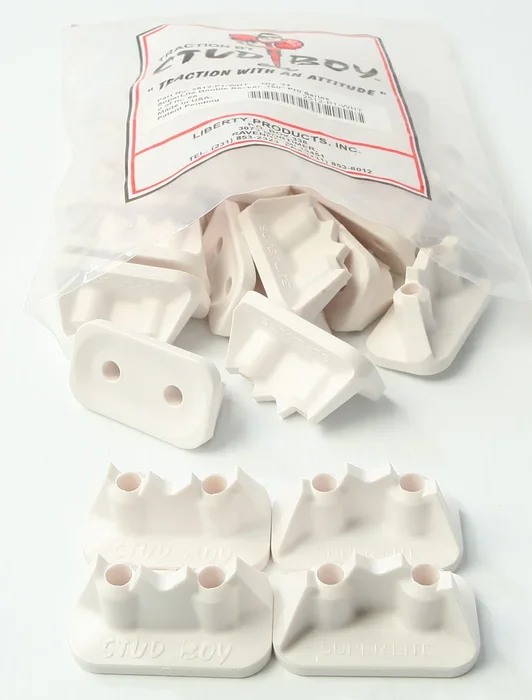 STUD BOY 2512-P1-WHT 2-Ply Super Lite Pro Series Double Backers - Durable Off-Road Tracks