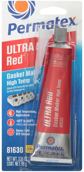 PERMATEX - 81630 - Ultra Red High-Temp RTV Silicone