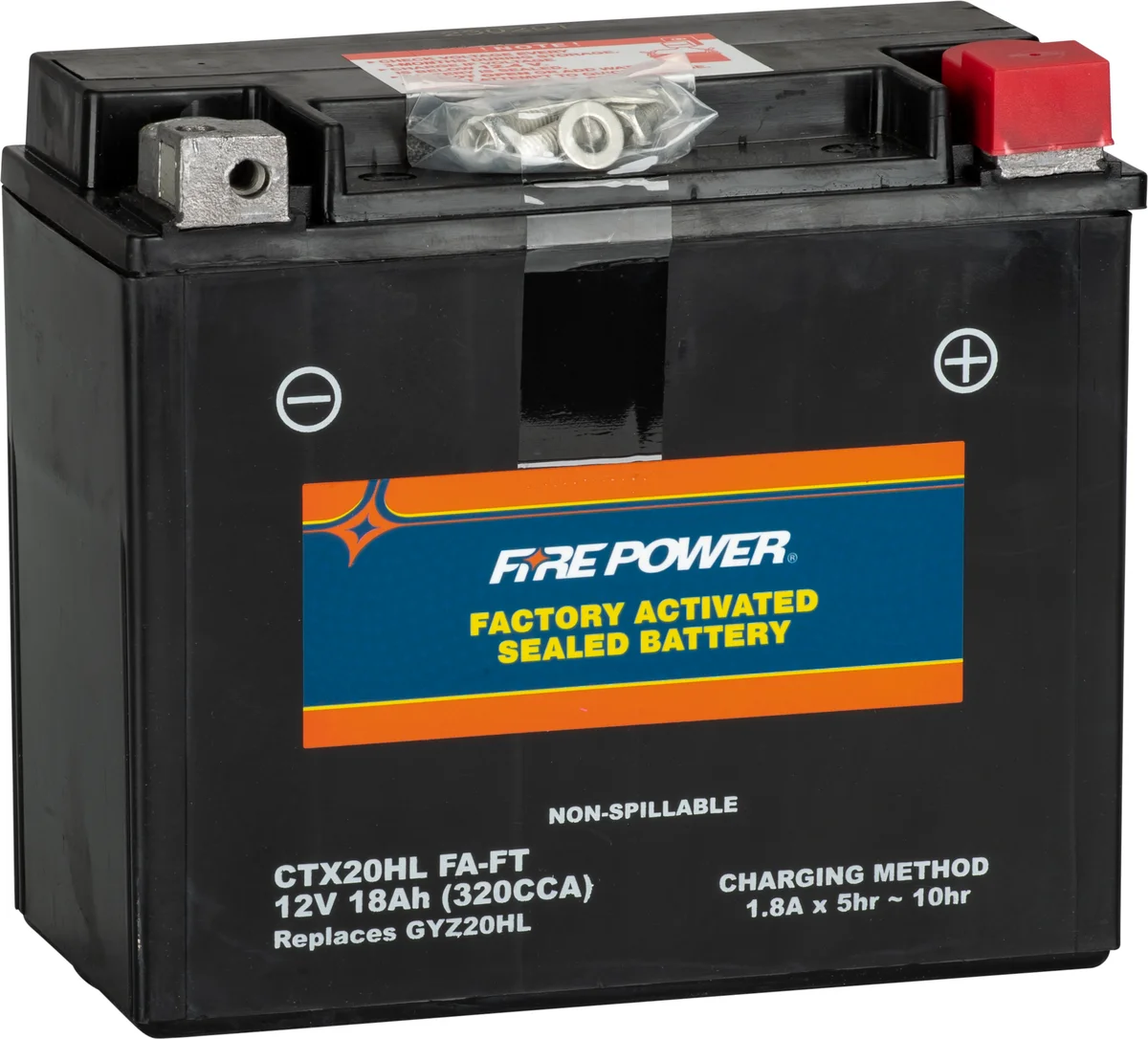 FIRE POWER - CTX20HL (FA) FT - Factory Activated Sealed Battery