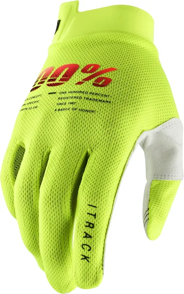 100-PERCENT - 10009-00006 - Youth ITrack Gloves