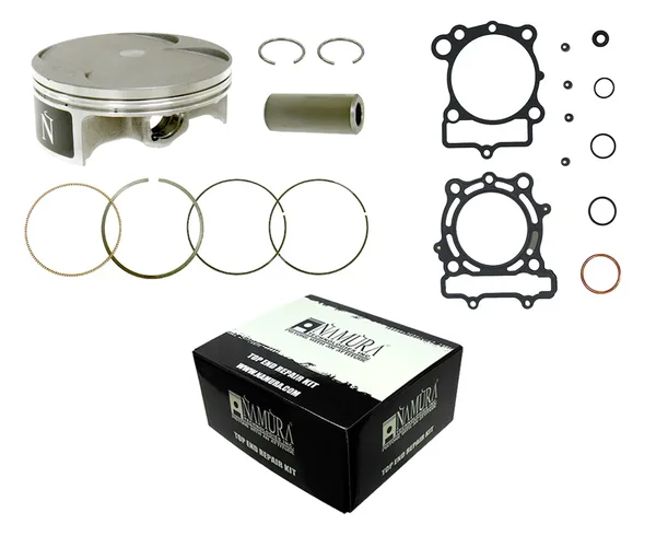 NAMURA NX-20017K Top End Repair Kit - High-Performance Piston & Component Kit for Powersports Engines