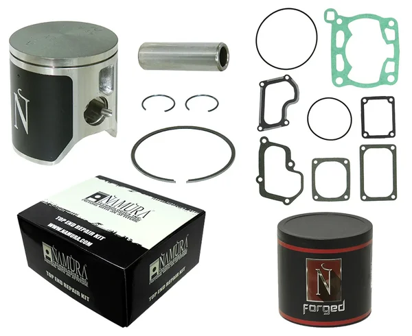 NAMURA NX-30000-CK Top End Repair Kit - High-Performance Piston Components for 4-Stroke Engines