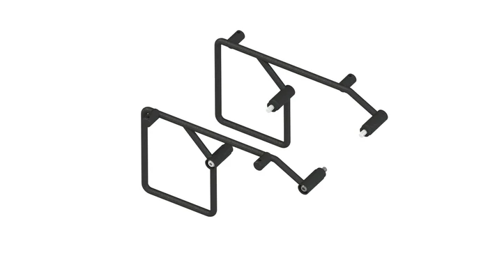 BURLY BRAND - B15-1070B - Saddlebag Mount Set