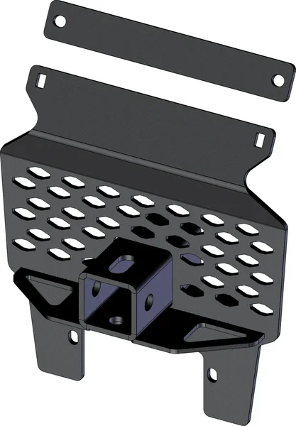 KFI 102165 ATV/UTV Hitch - 1500lbs Towing Capacity Heavy-Duty Trailer Hitch for Off-Road Vehicles