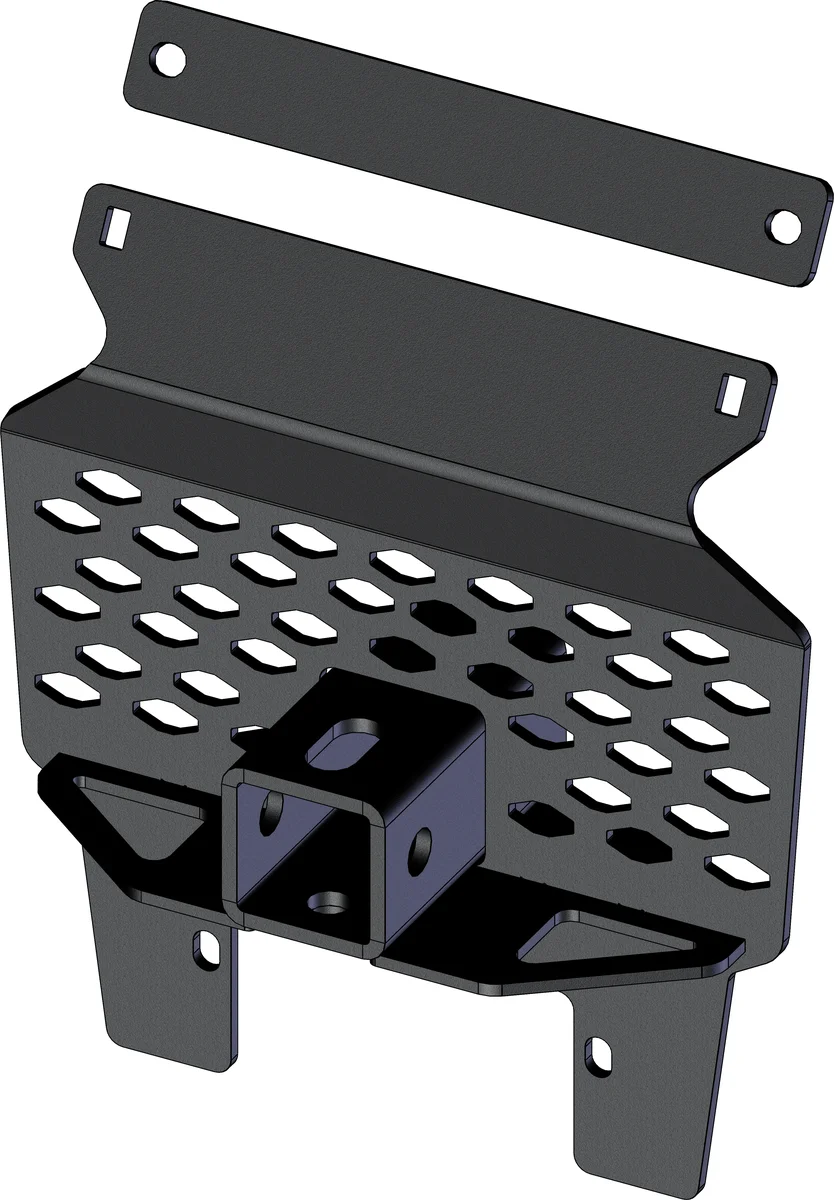 KFI 102165 ATV/UTV Hitch - 1500lbs Towing Capacity Heavy-Duty Trailer Hitch for Off-Road Vehicles