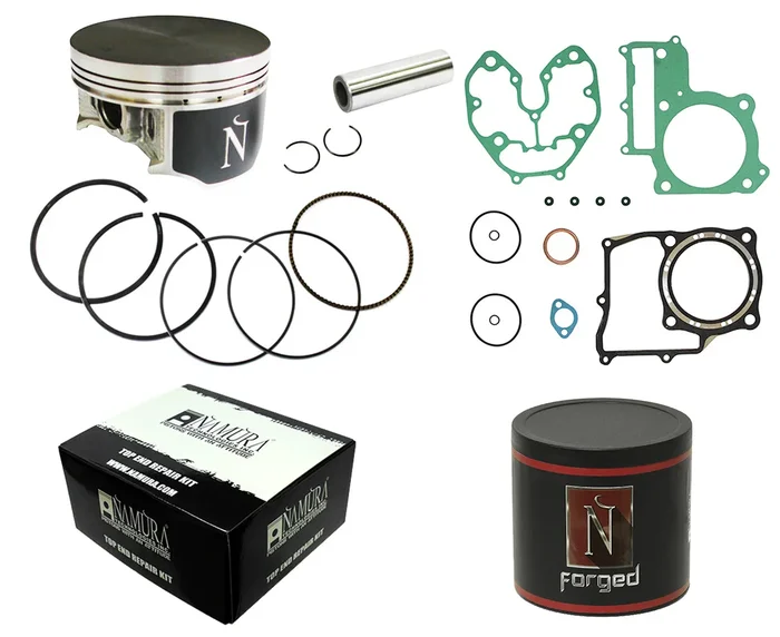 NAMURA NA-10008-6K Top End Repair Kit - High-Performance Piston Kit for Powersports Engines