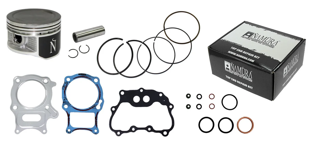 NAMURA NA-10027-1K Top End Repair Kit - High-Performance Piston Kit for Powersports Engines