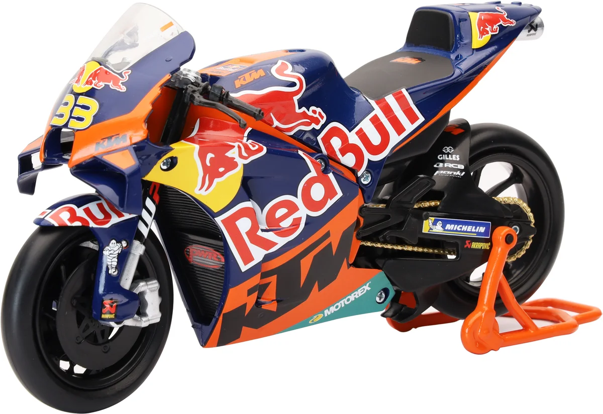 NEW-RAY - 58383 - Red Bull KTM Team 1:12 Scale Replica