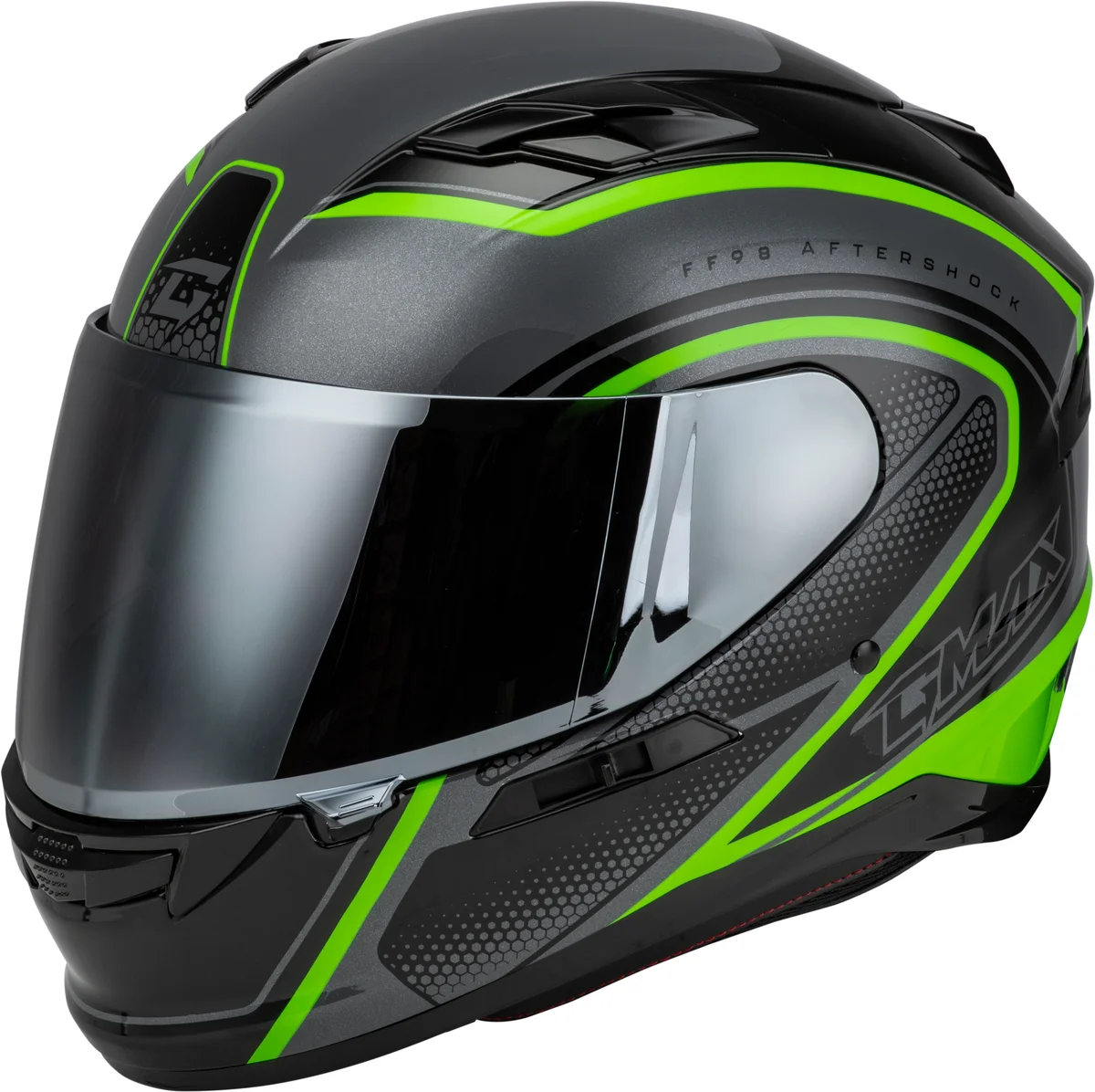 GMAX - F1984767-DOT - FF-98 Aftershock Helmet