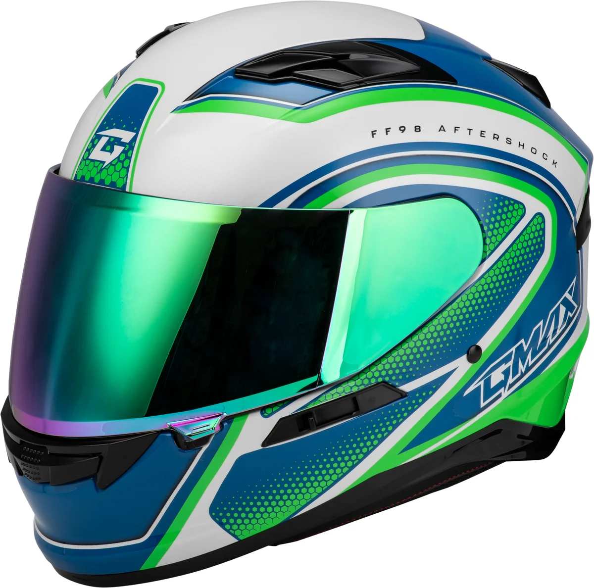 GMAX - F1984797-DOT - FF-98 Aftershock Helmet