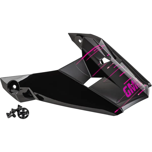GMAX - G0463173 - MX-46 FREQUENCY OFF-ROAD VISOR MATTE BLACK/PINK XS-MD