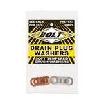 BOLT Aluminum Drain Plug Compression Washers - DPWM10.18-10 | High-Quality Sealing Hardware