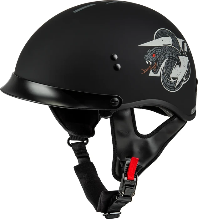 GMAX - H96512508 - HH-65 DRK1 Half Helmets