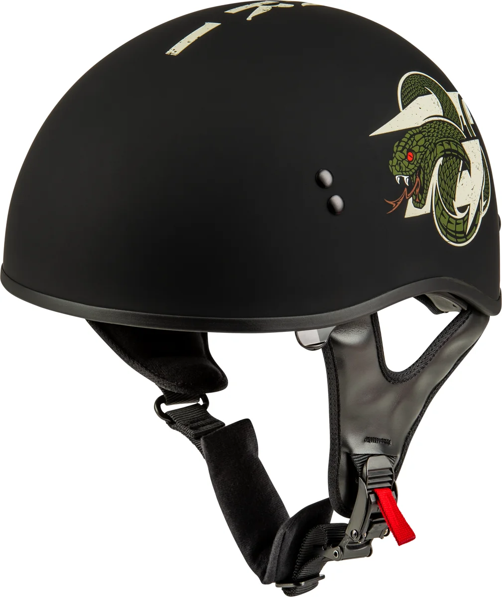 GMAX - H165121048 - HH-65 DRK1 Half Helmets