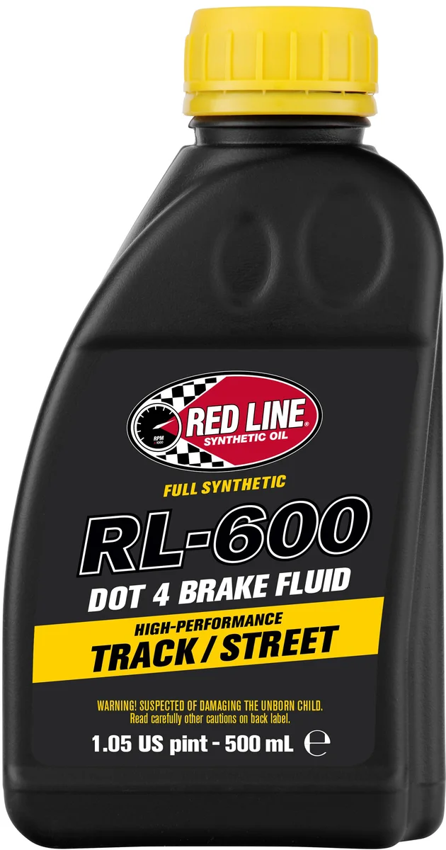 RED LINE - 90404 - RL-600 DOT 4 SYN Track/Street Brake Fluid