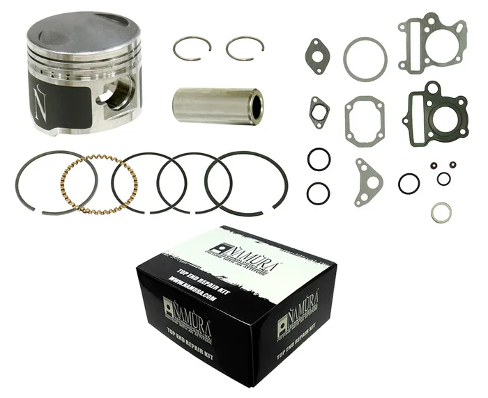 NAMURA NA-50015K Top End Repair Kit - High-Quality Piston & Component Kit for 4-Stroke Engines