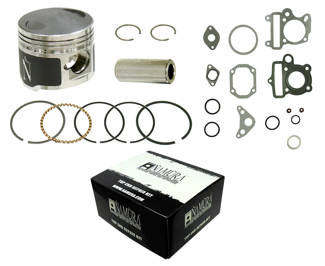 NAMURA NA-50015K Top End Repair Kit - High-Quality Piston & Component Kit for 4-Stroke Engines