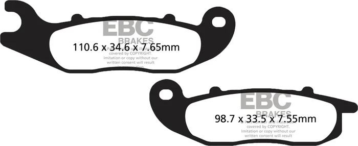 EBC - SFA693HH - Sintered HH Brake Pads