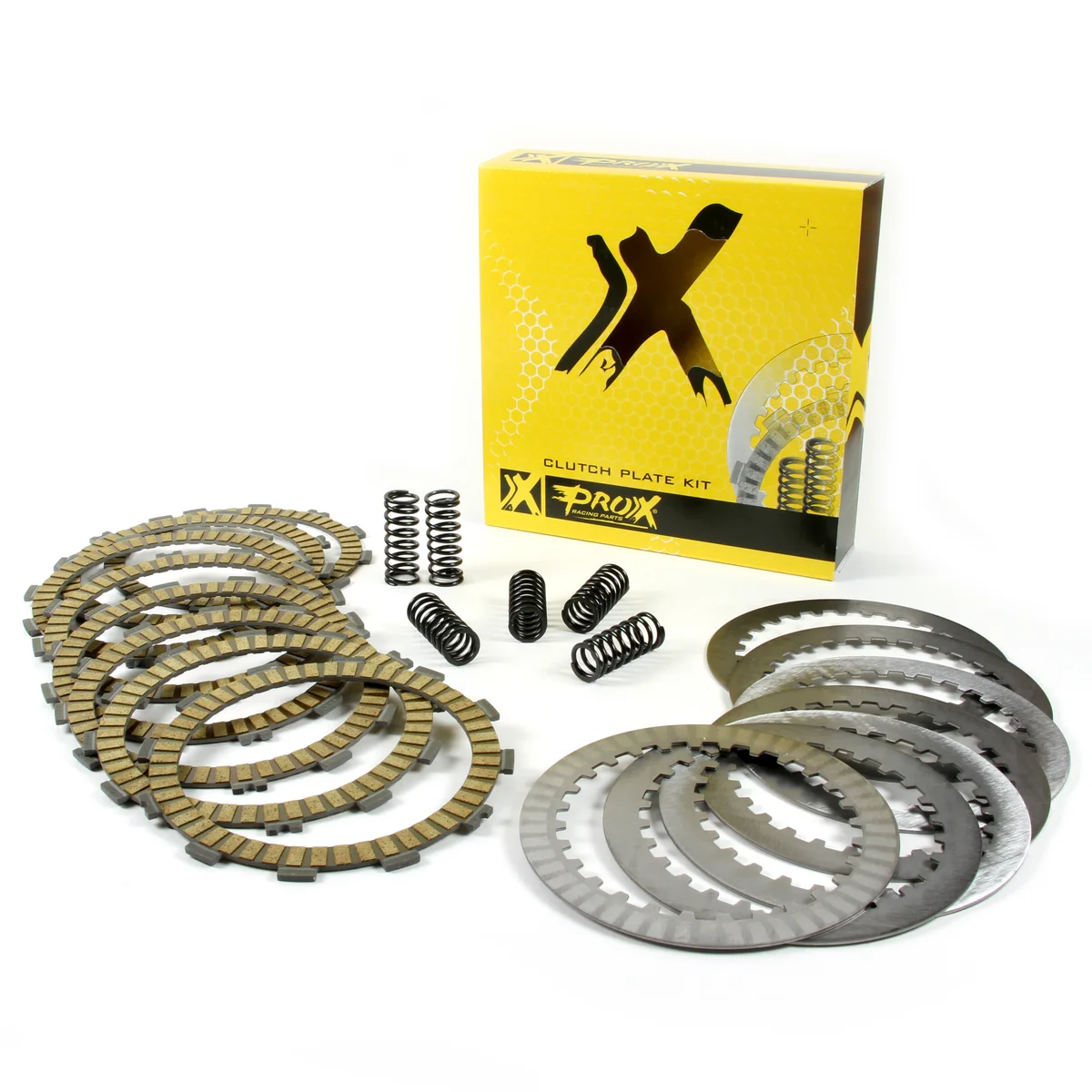 ProX 16.CPS14002 Complete Clutch Plate Set with Springs – High-Performance Motorcycle Clutch Replacement