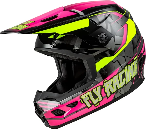 FLY RACING - A0030634YS - Youth Kinetic Scorched Helmet (2025)