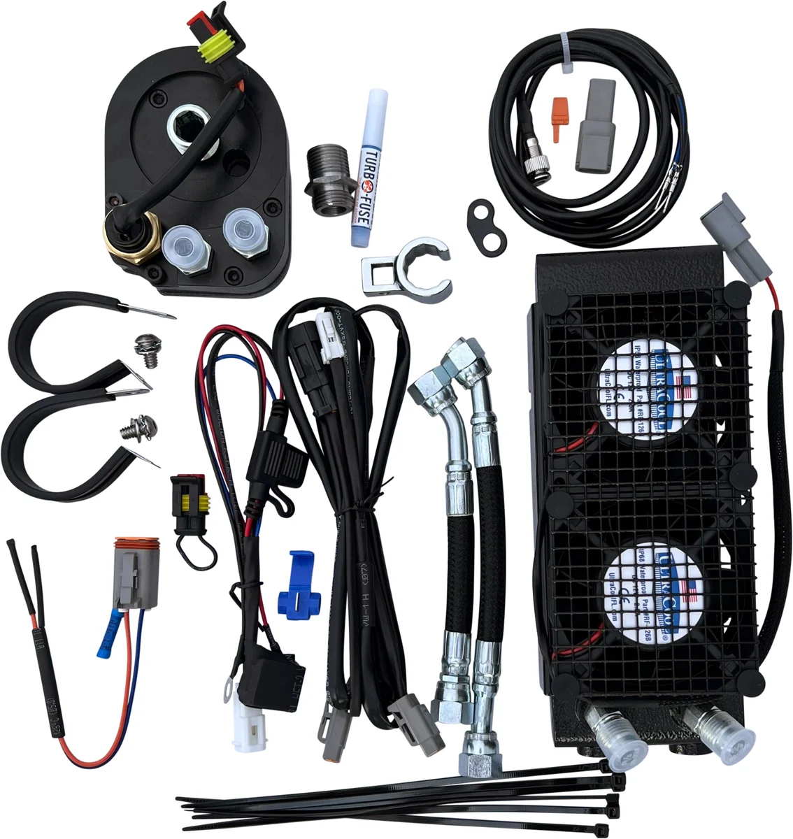 ULTRACOOL - SMT-4 - Side Mount Naked Oil Cooler