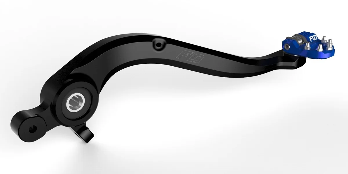 FLO MOTORSPORTS - MXBP-523 BLU - Folding Tip Brake Pedals