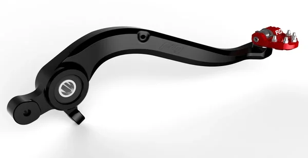 FLO MOTORSPORTS - MXBP-523RED - Folding Tip Brake Pedals