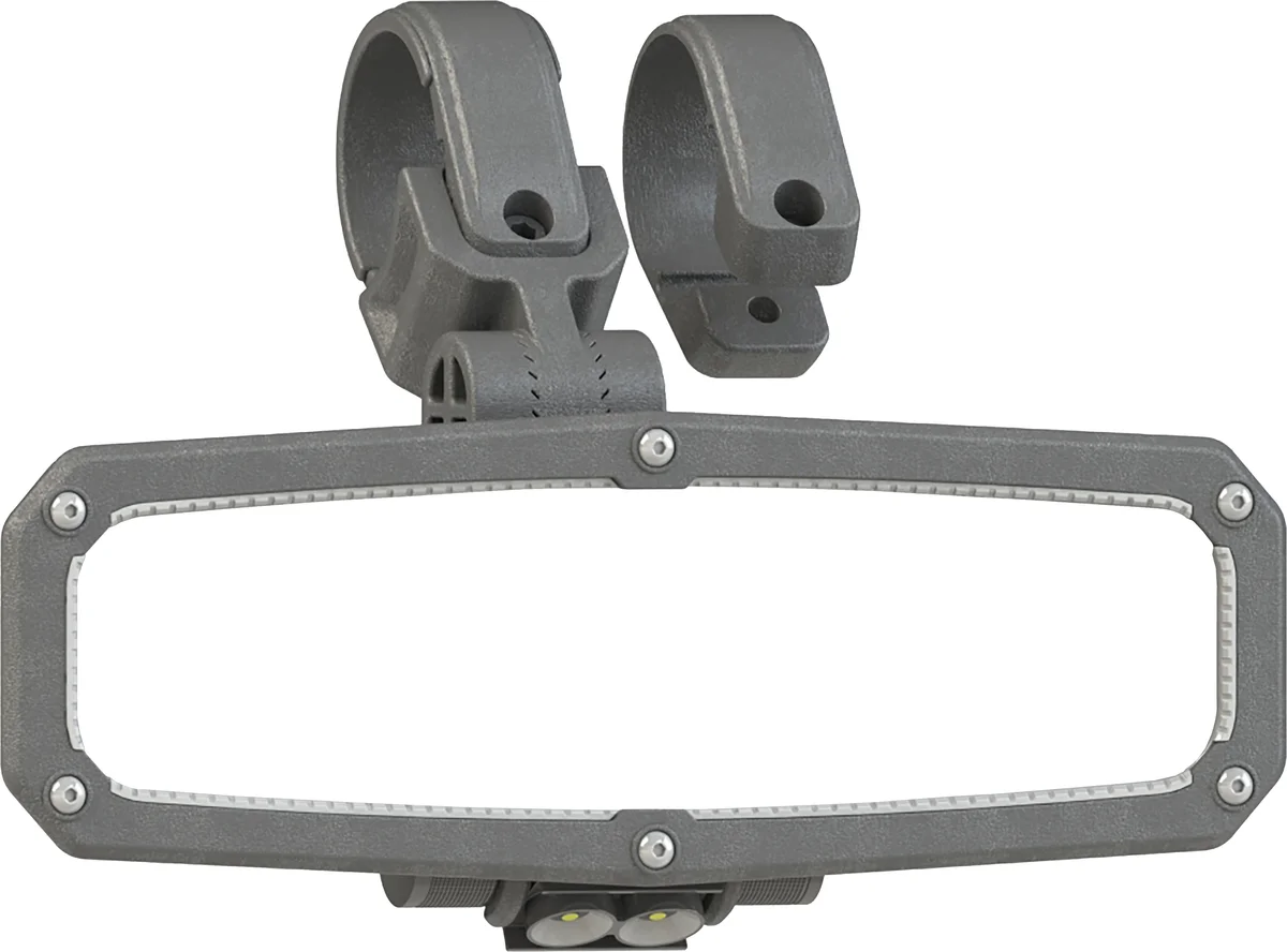 ATV TEK - UTVMIRCTR-LED-1 - Clearview Rearview Mirror w/Dome Light