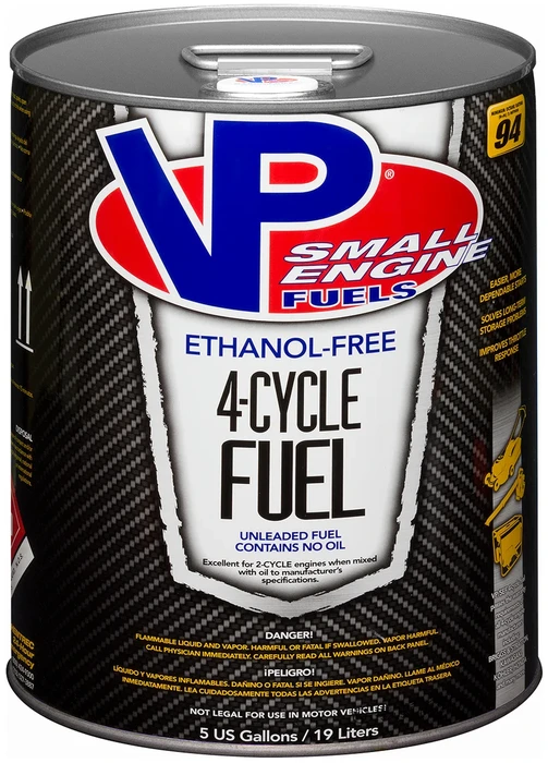 VP RACING - 6202 - SEF94 VP FUEL 5 GAL SMALL ENGINE 4-CYCLE ETHANOL F