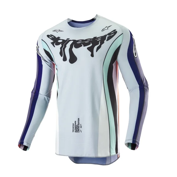 ALPINESTARS - 3768224-387-M - TECHSTAR LE IMPERIAL JERSEY DOUBLE PURPLE/BLUE/BLACK MD
